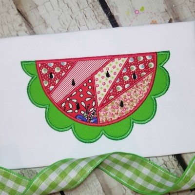 patchwork watermelon applique 